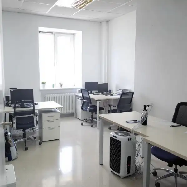 Обработка воздуха в офисе - после уборки